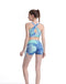 Stiflage dyed Bubble Draw Rope Body Yoga Suit