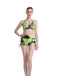 Stiflage dyed Bubble Draw Rope Body Yoga Suit
