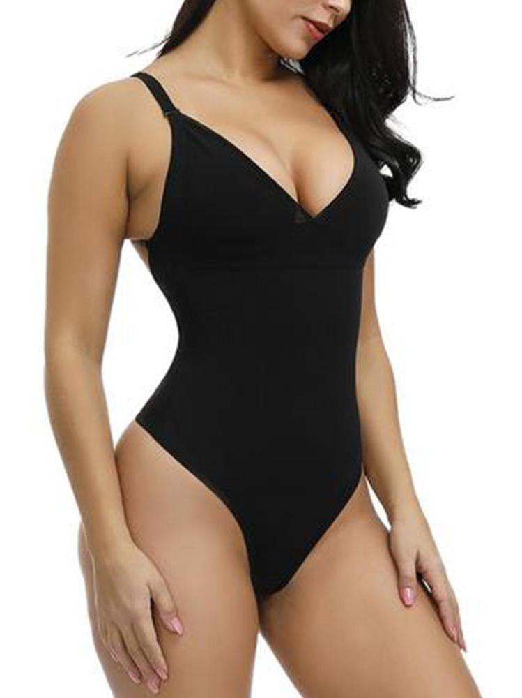 Women Full Shapewear Thong Backless Body Shaper