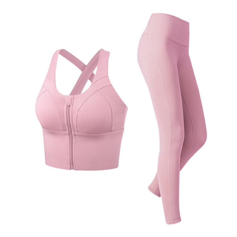 High Waist Tight Pure Color Yoga Suit