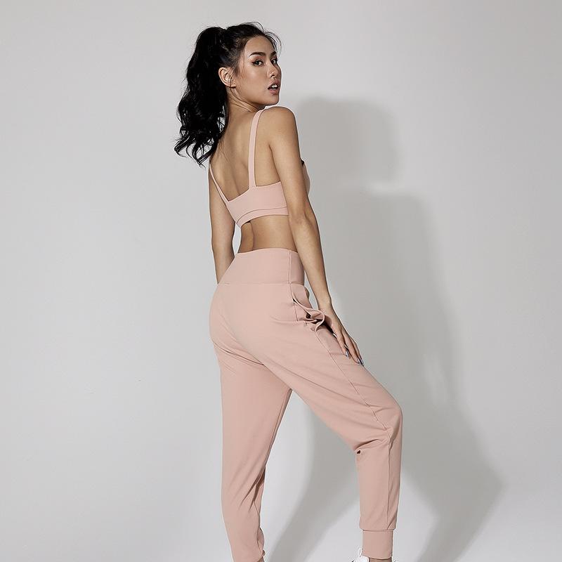 High Elastic Gathering Yoga Bra
