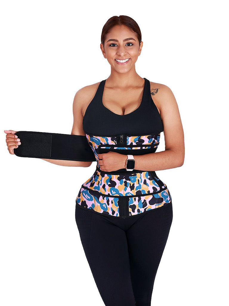 Mosaic Print Waist Trainer