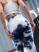 Train Bottom Fitness Tight Tie dye Leggings