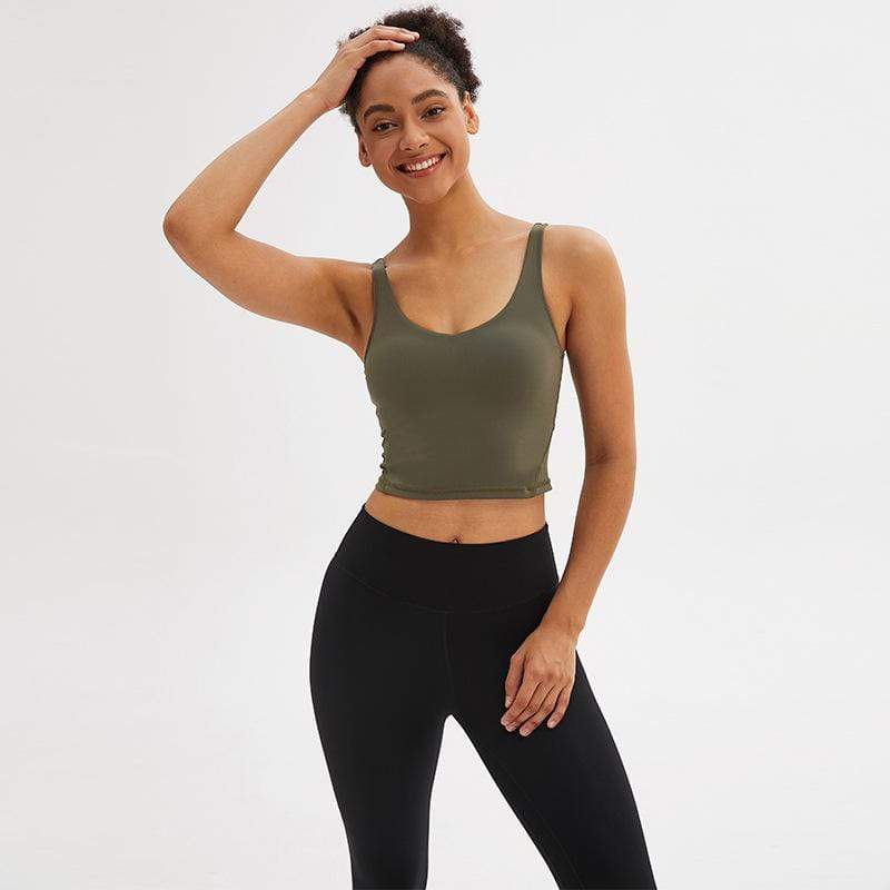 Naked Sleeveless Yoga Vest