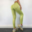 Middle Waist Hip Solid Color Training Fitness Yoga Pants