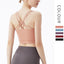 Shockproof Gathered Yoga Fitness Bra