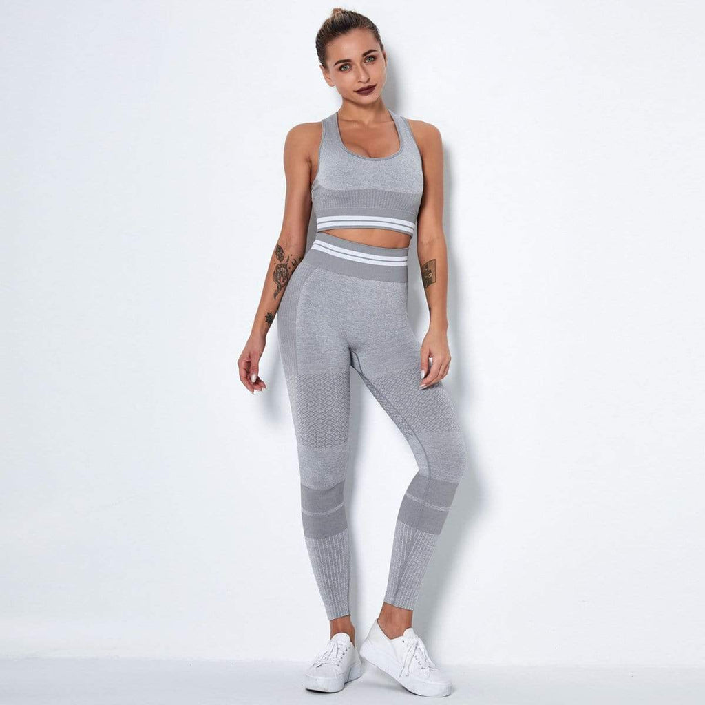 Knitted Seamless Hip Lifting Professional Fitness Suit