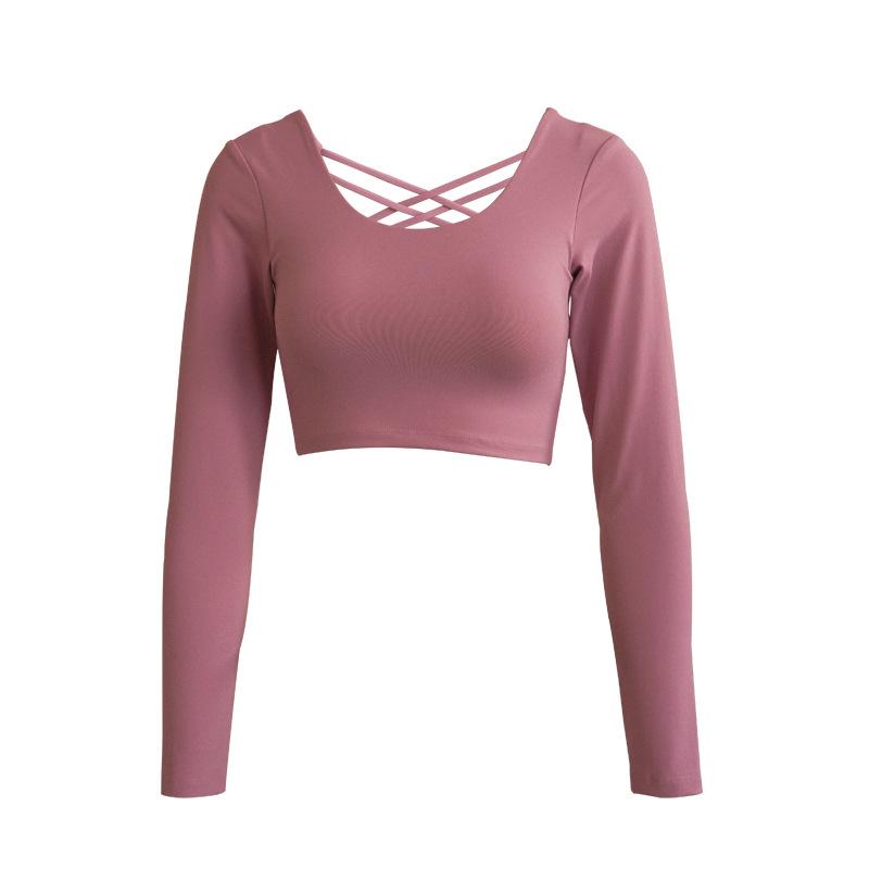 Tight fitting Stretch Fitness Yoga Long Sleeve
