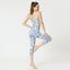 Printed Skinny Casual Yoga Suit