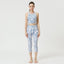 Printed Skinny Casual Yoga Suit