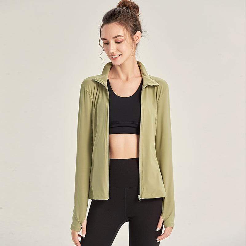 Long Sleeve High Neck Jacket