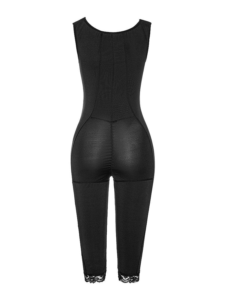 High Waist Buckle Zipper Long Belly Hip Pants