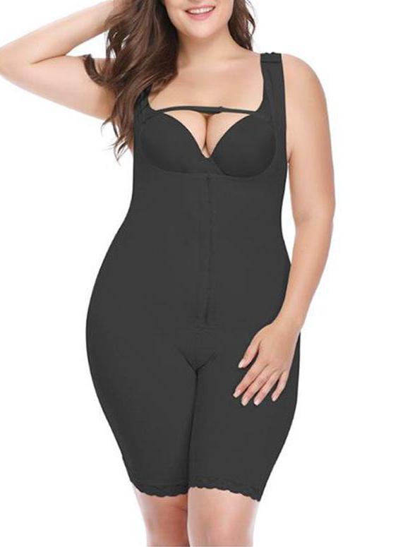 Women Plus Size One piece Bodysuit