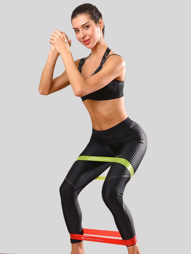 Calliven Exercise Resistance Bands Legs Butt Hip Circle Loop Sliders Fitness Thigh Glute Set Women