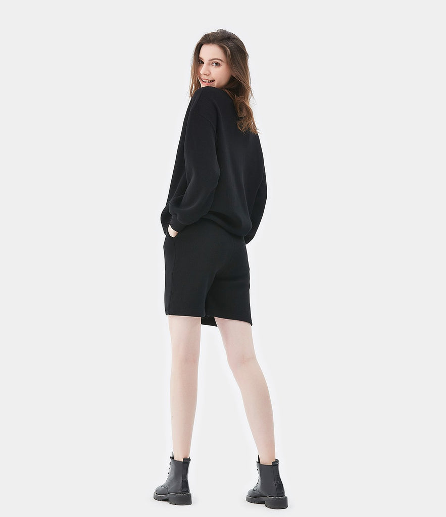 Sweatshirt Shorts Loungewear Set