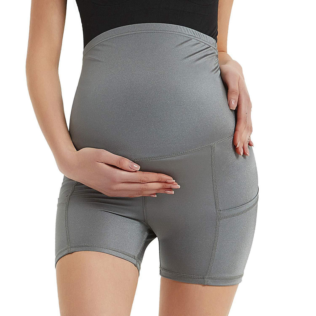 High Waist Solid Color Sports Ygoa Shorts