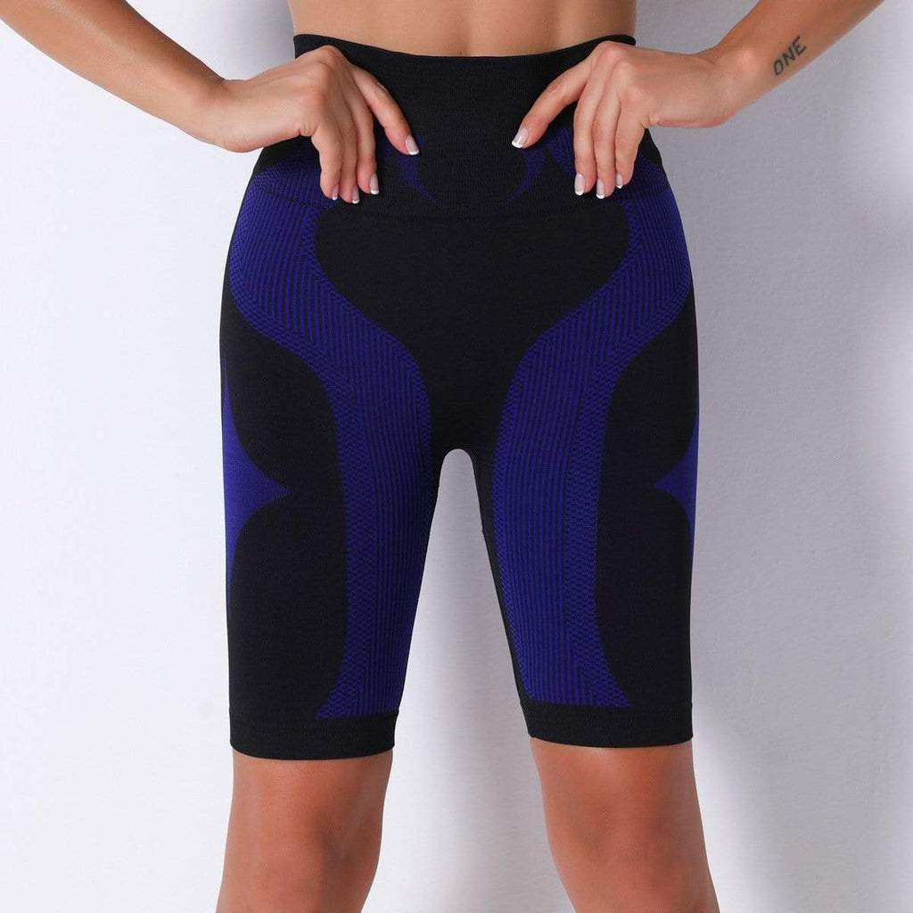 Stylish High Waist Yoga Shorts