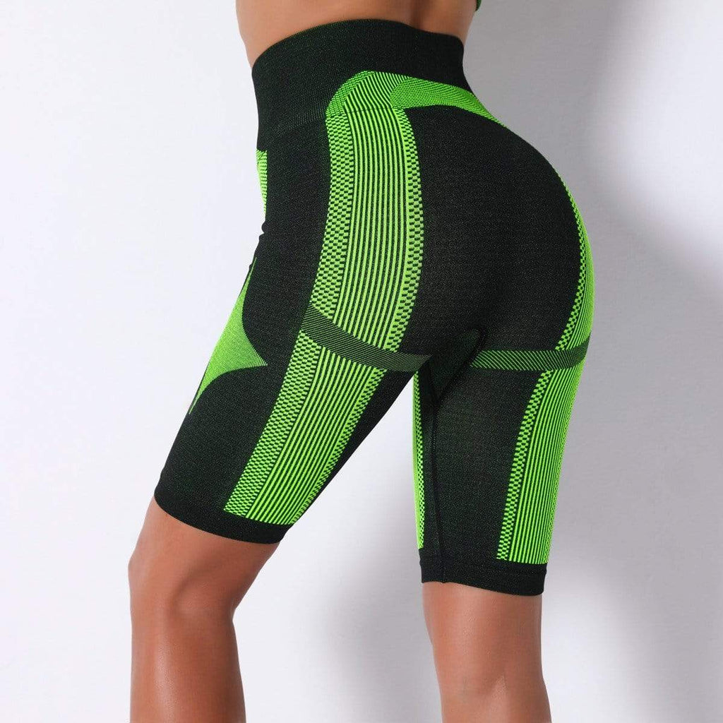 Stylish High Waist Yoga Shorts