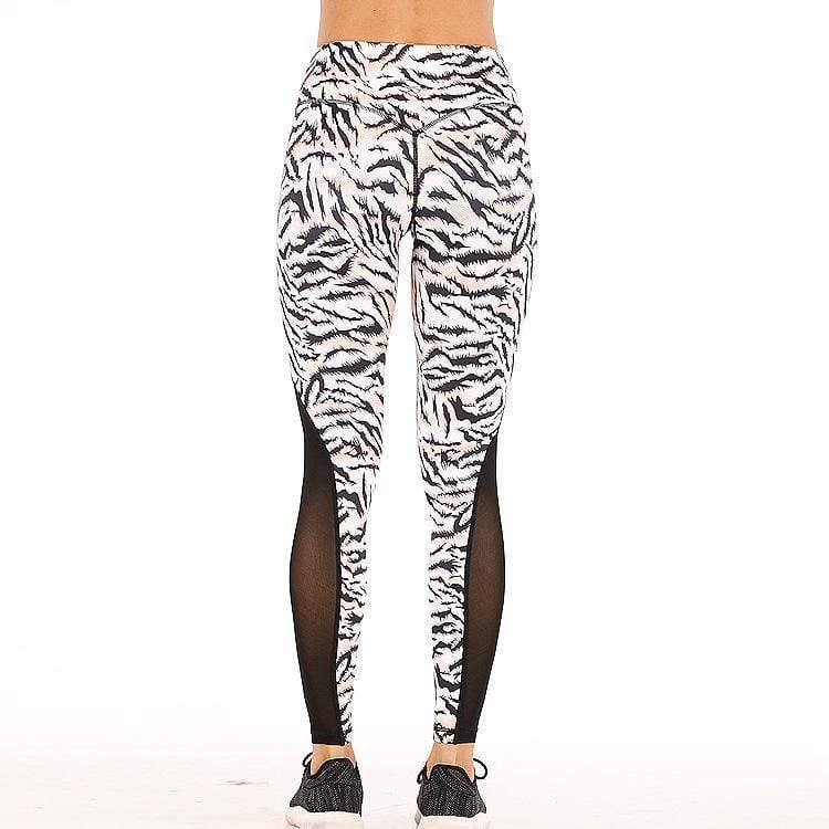 High waisted Hip Print Yoga Pants