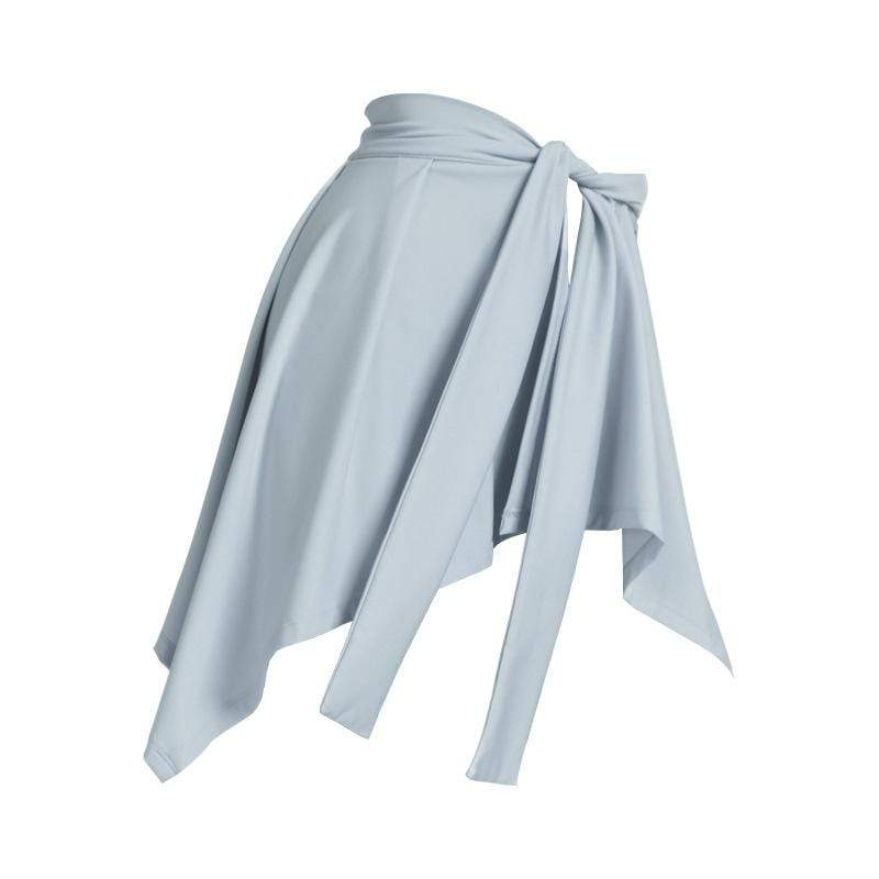 Solid Color Dance Sports Fitness Yoga Skirt