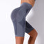 Knitting Stripe Professional Training Yoga Shorts