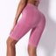 Knitting Stripe Professional Training Yoga Shorts