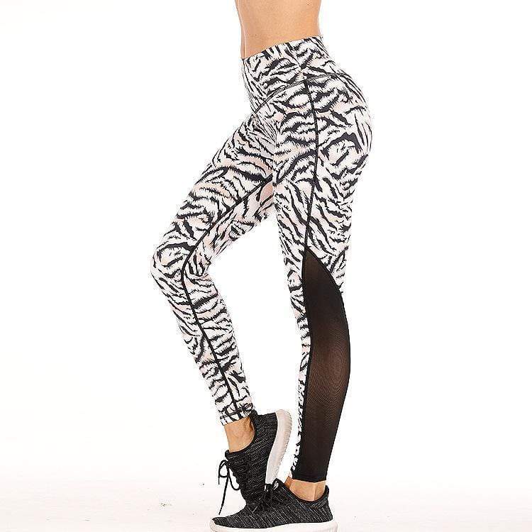 High waisted Hip Print Yoga Pants