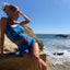 Short Exercise Suit Yoga Printed Sling Drawstring