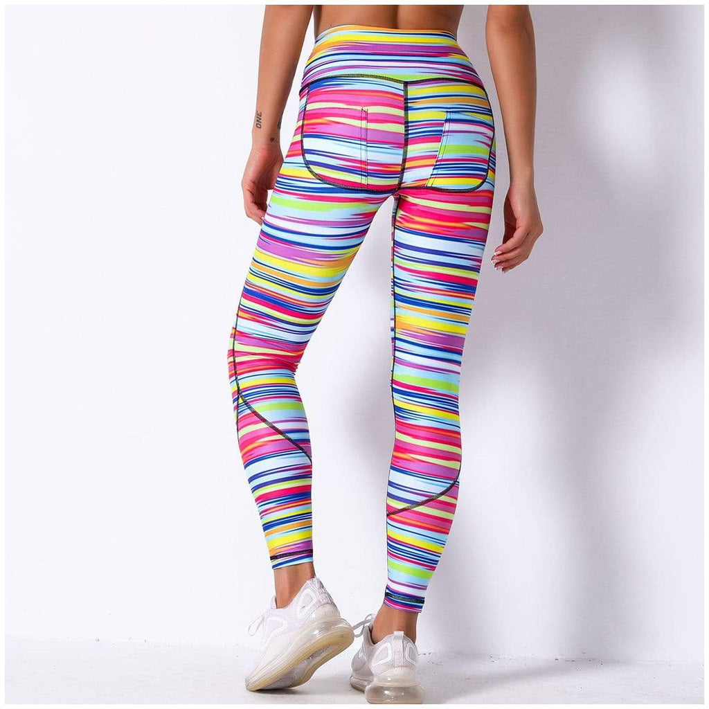 Trendy Quick Dry Printed Stretch Yoga Legging