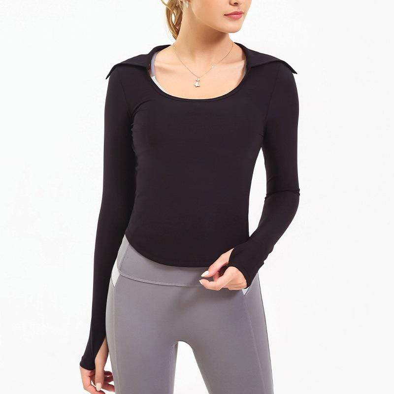 Training Lapel Long Sleeves