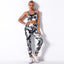 High Waist Speed Dry Print Sports Fitness Suit