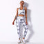 High Waist Speed Dry Print Sports Fitness Suit