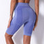 Knitting Stripe Professional Training Yoga Shorts