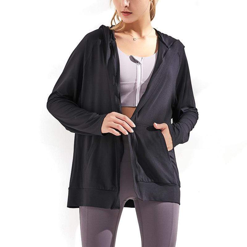 Outdoor Loose Knitted Leisure Yoga Coat
