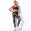 High Waist Speed Dry Print Sports Fitness Suit