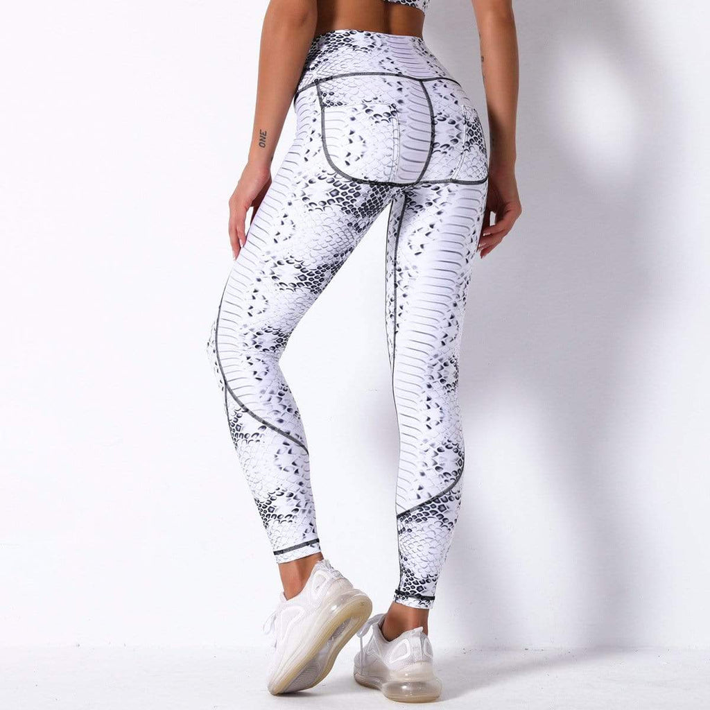 Trendy Quick Dry Printed Stretch Yoga Legging