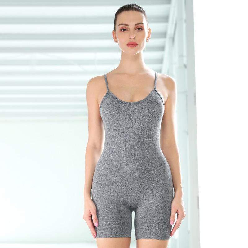 Breathable Elastic Seamless Yoga Jumpsuit