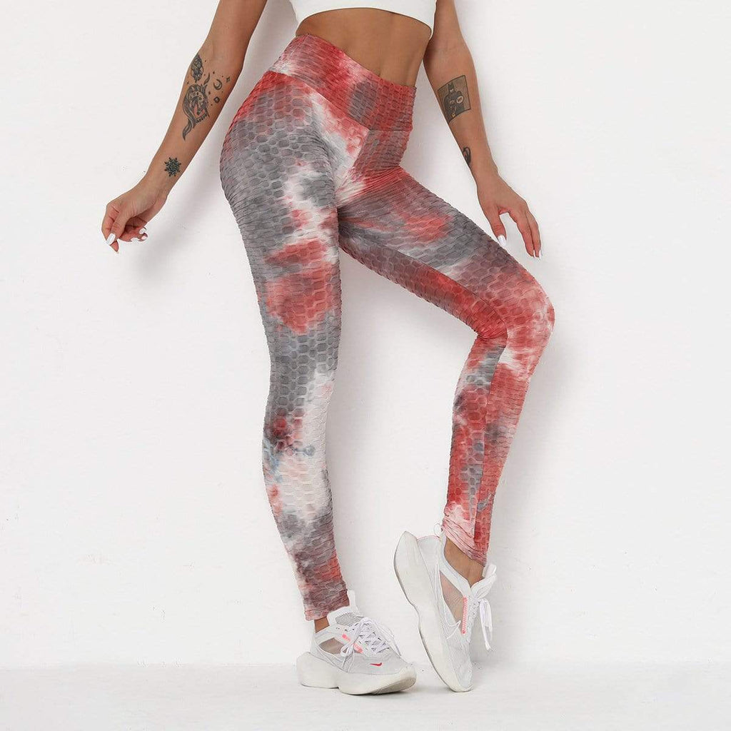 Train Bottom Fitness Tight Tie dye Leggings