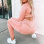 Breathable Knitted Seamless Yoga Suit