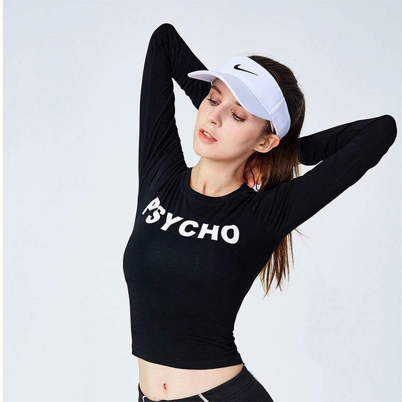 Elastic Fitness Seamless Yoga Shirt
