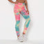 Train Bottom Fitness Tight Tie dye Leggings