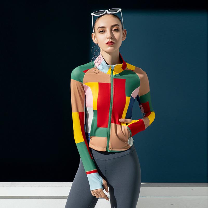 Contrast Outdoor Fashion Training Sports Jacket
