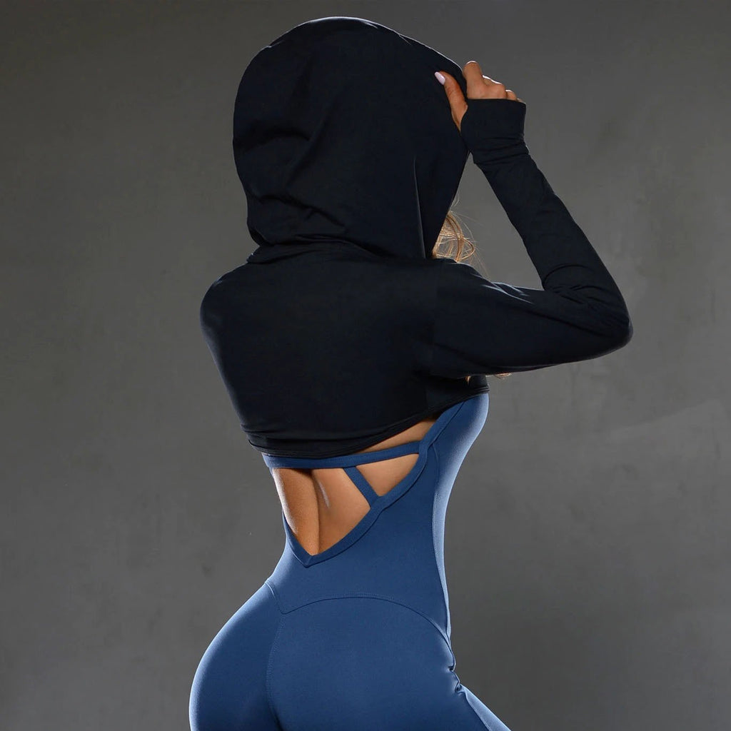 Sexy Quick drying Casul Short Hoodie