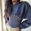 Zip Casual Slim Corset Hoodies