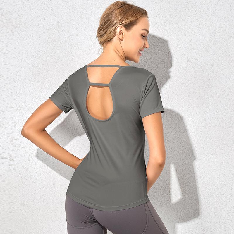 Outdoor Loose Breathable Quick drying Yoga Shirt