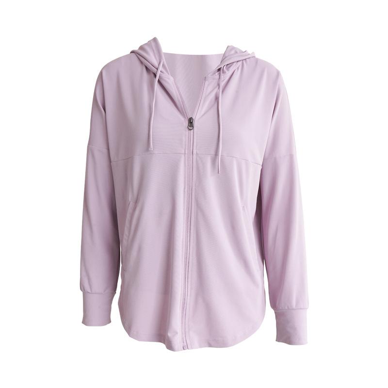 Pre sale Quick drying Loose Hooded Yoga Jacket