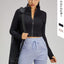 Casual Stand collar Brushed Nude Training Sports Jacket
