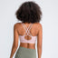 Nude Shockproof Solid Yoga Bra