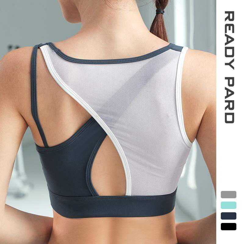 Stylish Shockproof Mesh Yarn Yoga Bra