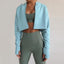 Casual Pure Colour Yoga Jacket